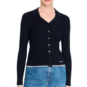 Sandro Cropped Cardigan